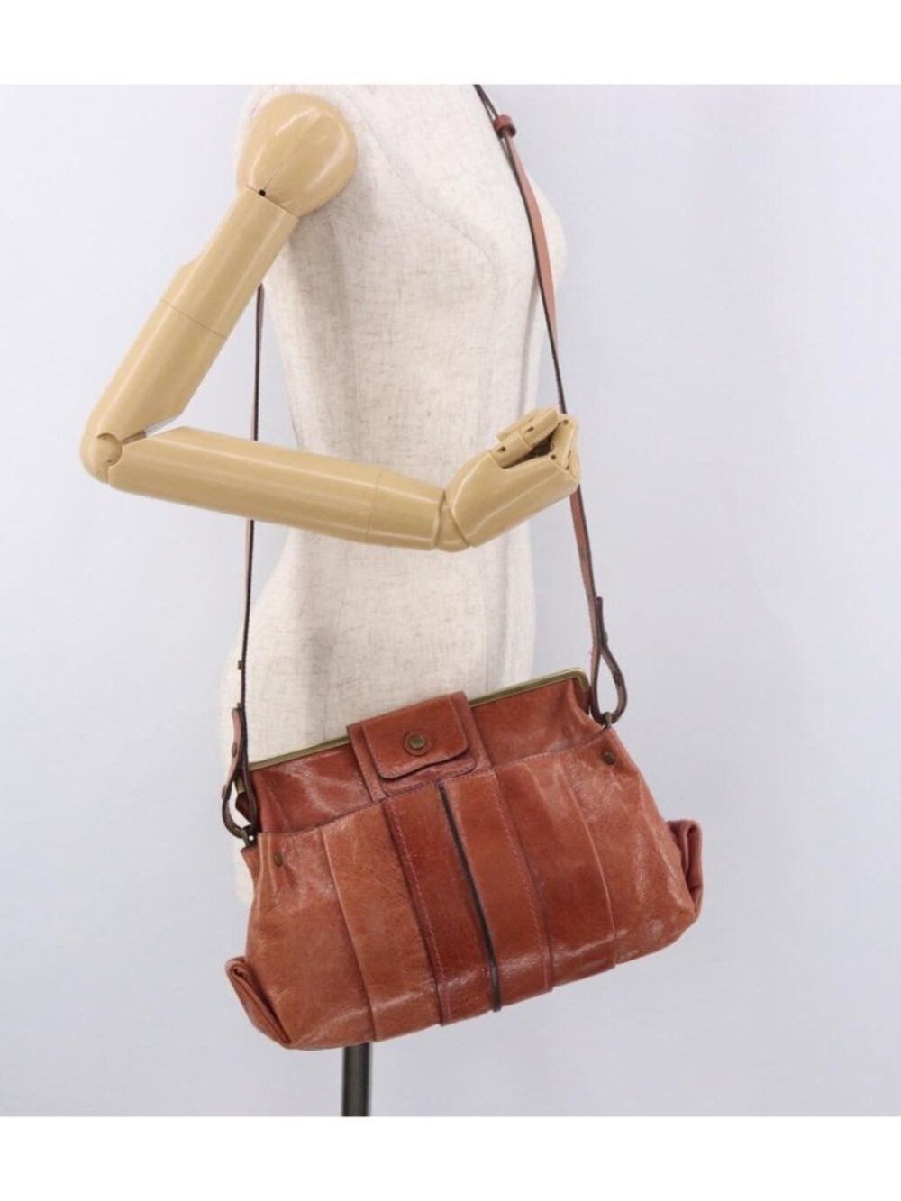 Chloe Shoulder Bag Leather Pink Gold - Picture 16 of 16